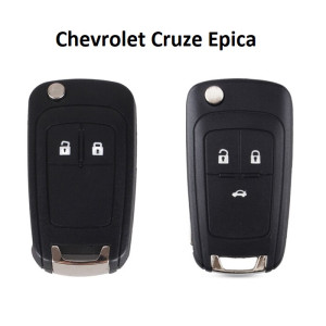 Flip Folding Car Key Shell for Chevrolet Cruze Aveo