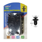 Plastic Auto Car Fastener Clips 15 x 10.5 x 6mm 20Pcs