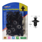 Plastic Auto Car Fastener Clips 20 x 13.5 x 7mm 20Pcs