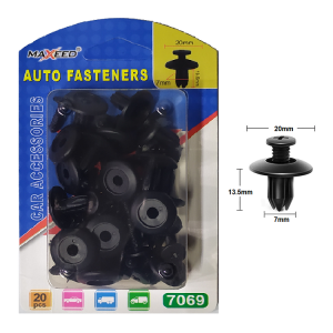 Plastic Auto Car Fastener Clips 20 x 13.5 x 7mm 20Pcs