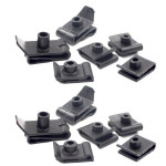 Car Plastic Clips U-Type Nut Fixed Fastener Screw Clamp