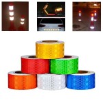 Reflective Safety Warning Tape Film Stickers 5M