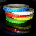 Car Auto Reflective Safety Warning Tape Film Stickers 1CM x 8M