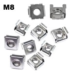 Steel M6 - M8 Cage Nut Set 10pcs