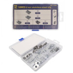 M4 M5 M6 M8 Spire Clips Chimney Nuts U Nuts Set 50 Pieces