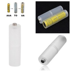 AAA to AA Size Battery Converter Adaptor Case