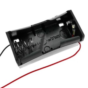 Battery Holder for D LR20 R20 Battery Case Box with wires