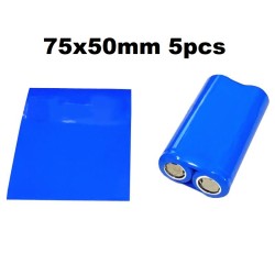 Wrapping Film PVC Heat for 2 18650 Battery 5Pcs