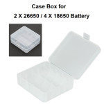 Plastic Storage Case Box for 18650-26650 Battery