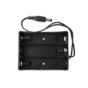 Box Case for 2 X 18650 Battery Holder with DC 5.5 x 2.1mm Male