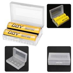 Storage Box case for 2*20700/21700 Battery