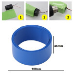 Width PVC Heat Shrink Tube Wrap 25mm 1M