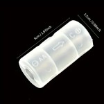 AA to C Size Battery Converter Adaptor Case