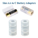 AA to C Size Battery Converter Adaptor Case