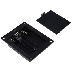 Plastic Panel Mount DIY Battery Holder Case Box 3X AA