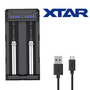 XTAR FC2 LED USB Battery Charger