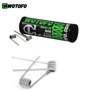 Wotofo Prebuilt Coils – Quad Core Fused Clapton 0.26 Ohm