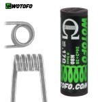 ​Wotofo Prebuilt Coils – Tri Core Fused Clapton 0.17 Ohm