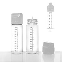Πλαστικό μπουκάλι TYPE GORILLA 120ml με διαγράμμιση