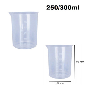 Measuring Cup Transparent Plastic 250ml/300ml