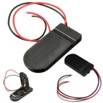 Holder Case Box With On-Off CR2032 3V Button Coin Cell Battery