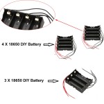 DIY Battery Storage Case Box Holder for 1 or 2 or 3 or 4 X 18650 Lithium Battery