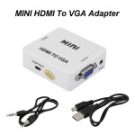 HDMI to VGA Audio HDTV Video Converter Adapter