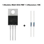 Mosfet Transistor N Channel IRLB3034PBF-15K Ohm 1/4W Resistor
