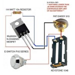 Mosfet Transistor N Channel IRLB3034PBF-15K Ohm 1/4W Resistor