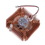 Aluminum Snowhite Cooling Fan Heatsink Cooler 55mm