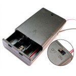 Battery Box Case Holder 4,5V 3 x AA - AAA with Switch