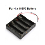 Box for 4 x 18650 Battery with Wire