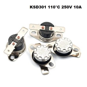 Contact Thermostat KSD301 110ºC 10A 250V NC