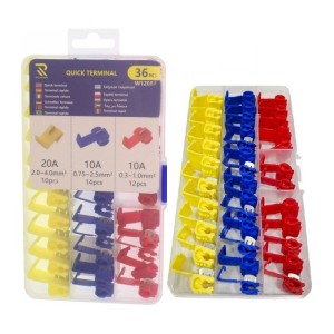 Cable connection clips Set 36pcs