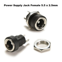 DC Power Supply Female Jack ​DC 5.5 mm x 2.5 mm