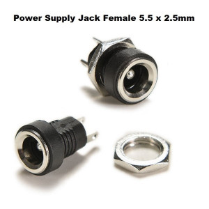 DC Power Supply Female Jack ​DC 5.5 mm x 2.5 mm