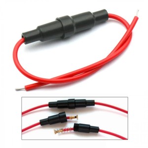 Nline Fuse Holder for Glass Fuse 5x20mm with Wire Cable