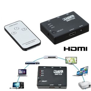 ​HDMI Switch 1080P 3 Εισόδων και 1 Εξόδου με Τηλεχειριστήριο