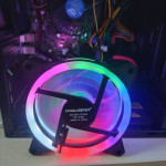 ​High Speed Fan RGB LED PC Case Fan 120x120x25mm 3-PIN