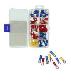 Crimp Terminals Insulated Spade Crimp Kit 60Pcs 