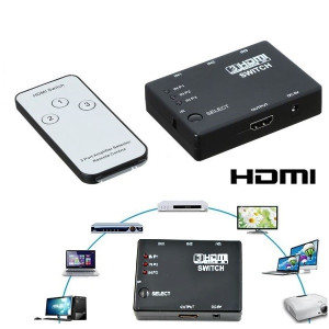 HDMI Splitter 3 Port 1080P Switch IR Remote For HD TV