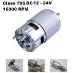 Motor High-Speed Class 795 DC 12-24V 16000RPM