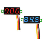 Mini digital voltmeter panel DC 0~100V 3-wire