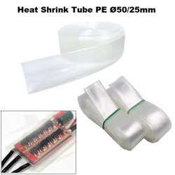 Heat Shrink Tube Tubing Sleeving Clear Ø50mm