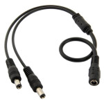 ​DC Power Splitter CCTV Cable 2 Way 1 Female to 2 Dual Male