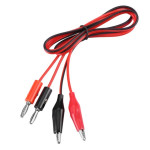 Cable Test Lead Alligator Clip to Banana Plug Probe