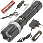 SWAT Flashlight 3 Modes Zoomable LED Flashlight