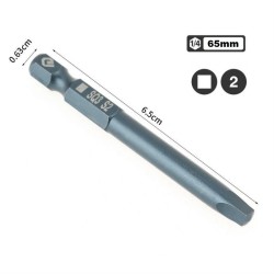 Square Head Screwdriver Bits 65mm