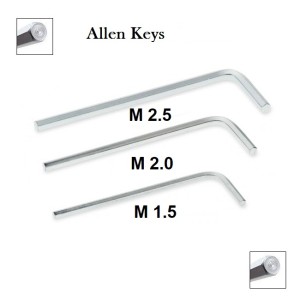 Mini Allen Key Set 3pcs
