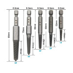 Σετ Εξολκέων Χαλασμένων Βιδών - Μπουλονιών 6 τεμ